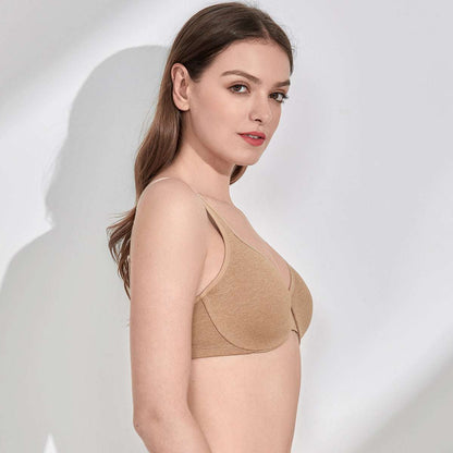 Double Support Seamless Minimizer Underwire Bra