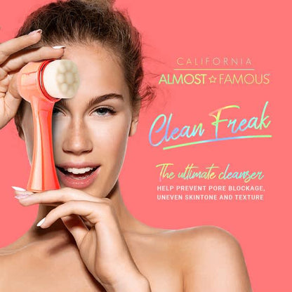 Almost FAMOUS "Cleanse It" 550K Microfiber 2-in-1 Exfoliator Brush