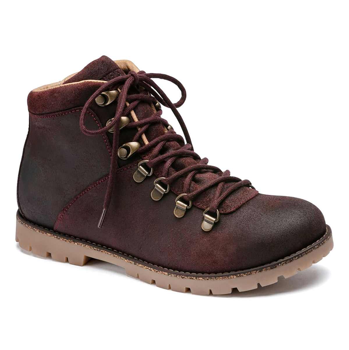 Birkenstock Jackson Suede Leather Burgundy Boots