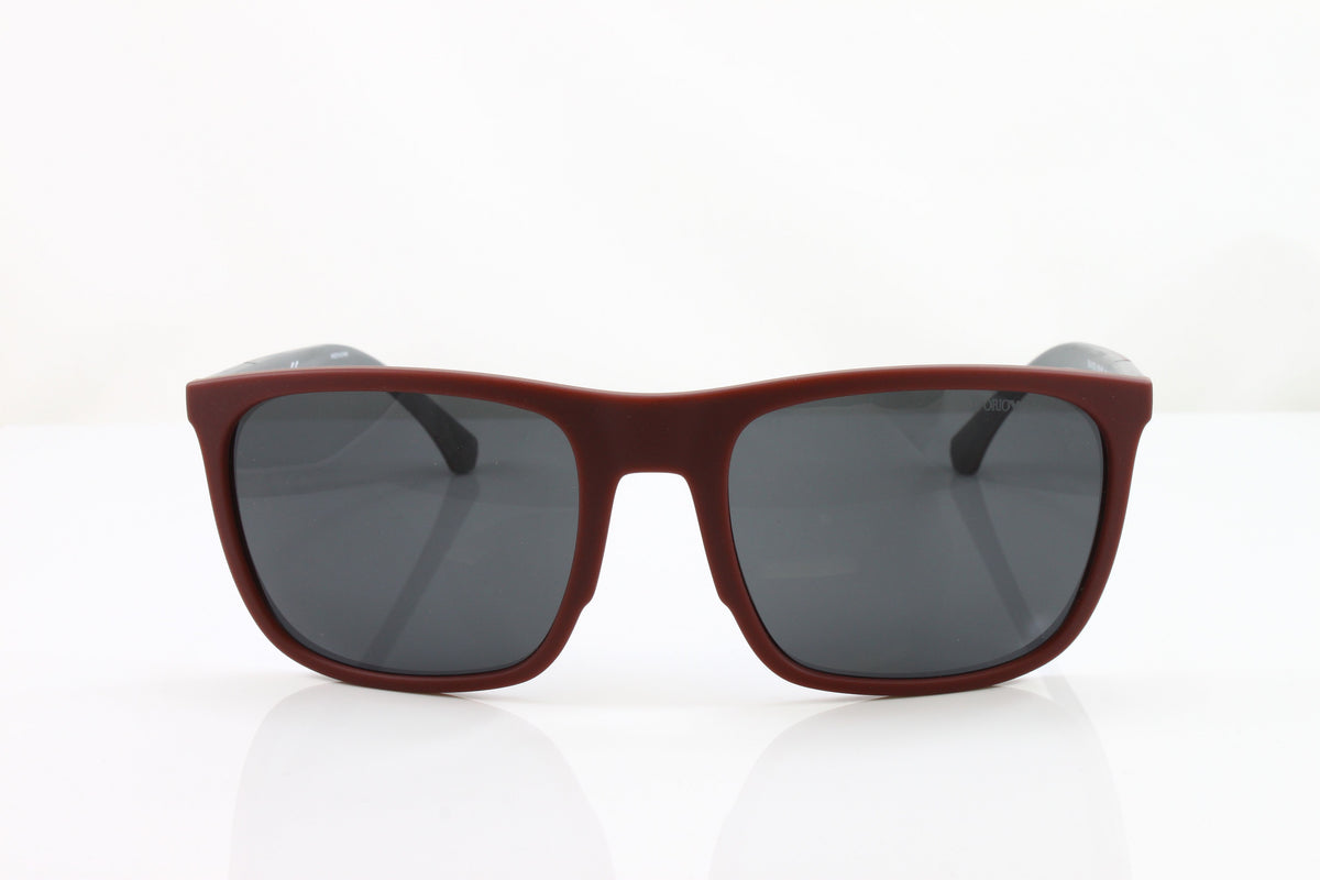 Emporio Armani Bordeaux Rubber Men's Sunglasses