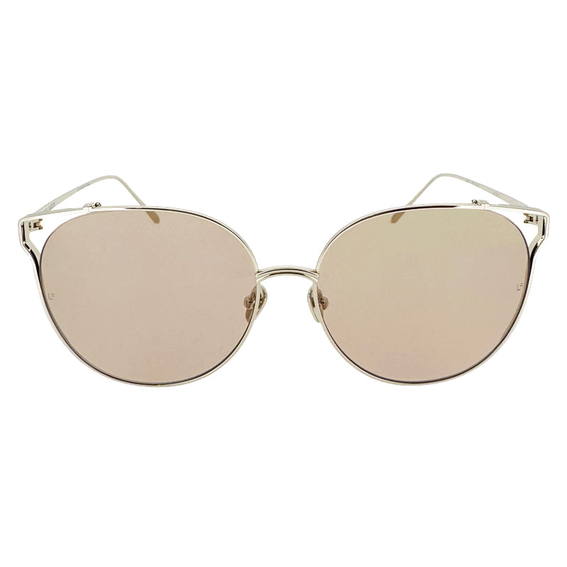 Linda Farrow Joanna Silver Oversized Women's Sunglasses 6260/LFL996C3SUN