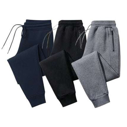 BenBen Mens 3 Pack Ultra Soft Fleece Zipper Pocket Jogger