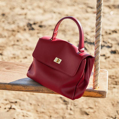 Elegant Leather Satchel Bag