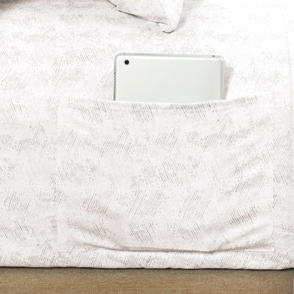 Elegant Comfort 6-Piece Floral and Stripe Pattern Sheet Set - Soft as a Hotel Premium Quality Bedding