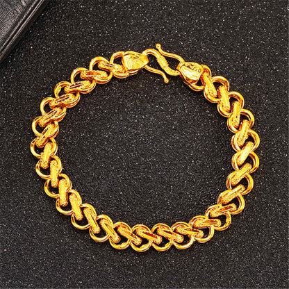 Goldtone Intertwined Bracelet