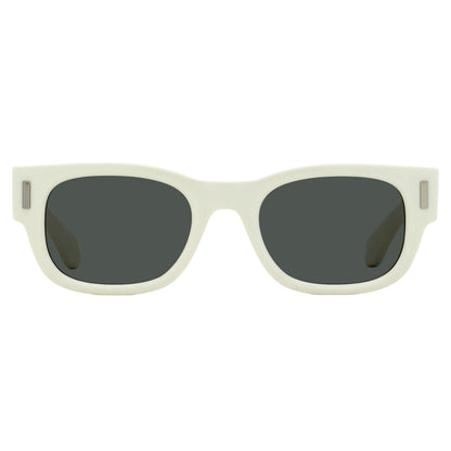 Ferragamo Rectangular Rivet Sunglasses SF2064SE 103 Ivory 51mm
