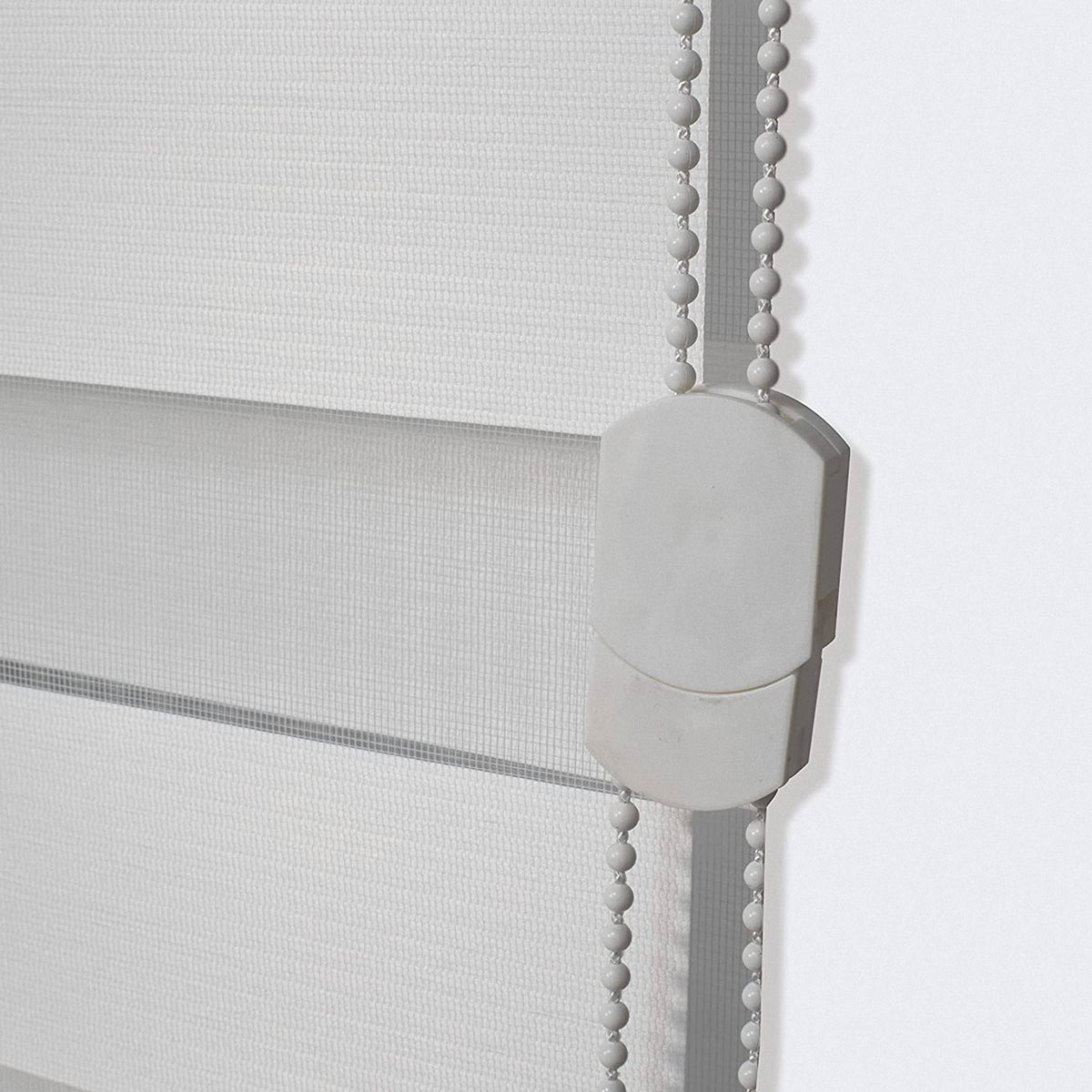 Elegant Comfort Corded Zebra Blinds, Dual Layer Window Treatments Sheer Light Control