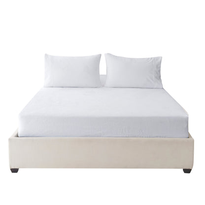 Elegant Comfort 4-Piece Velvet Plush Flannel Sheet Set