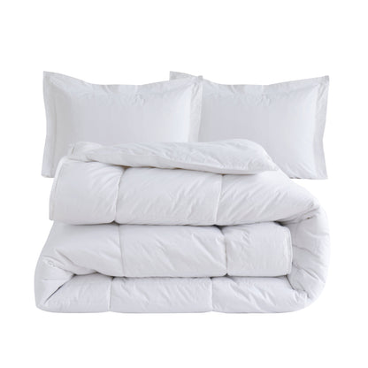 Elegant Comfort 3 Piece Cotton Comforter - Down Alternative Hotel Premium Quality