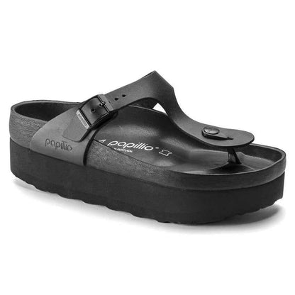 Birkenstock Gizeh Platform Leather Black