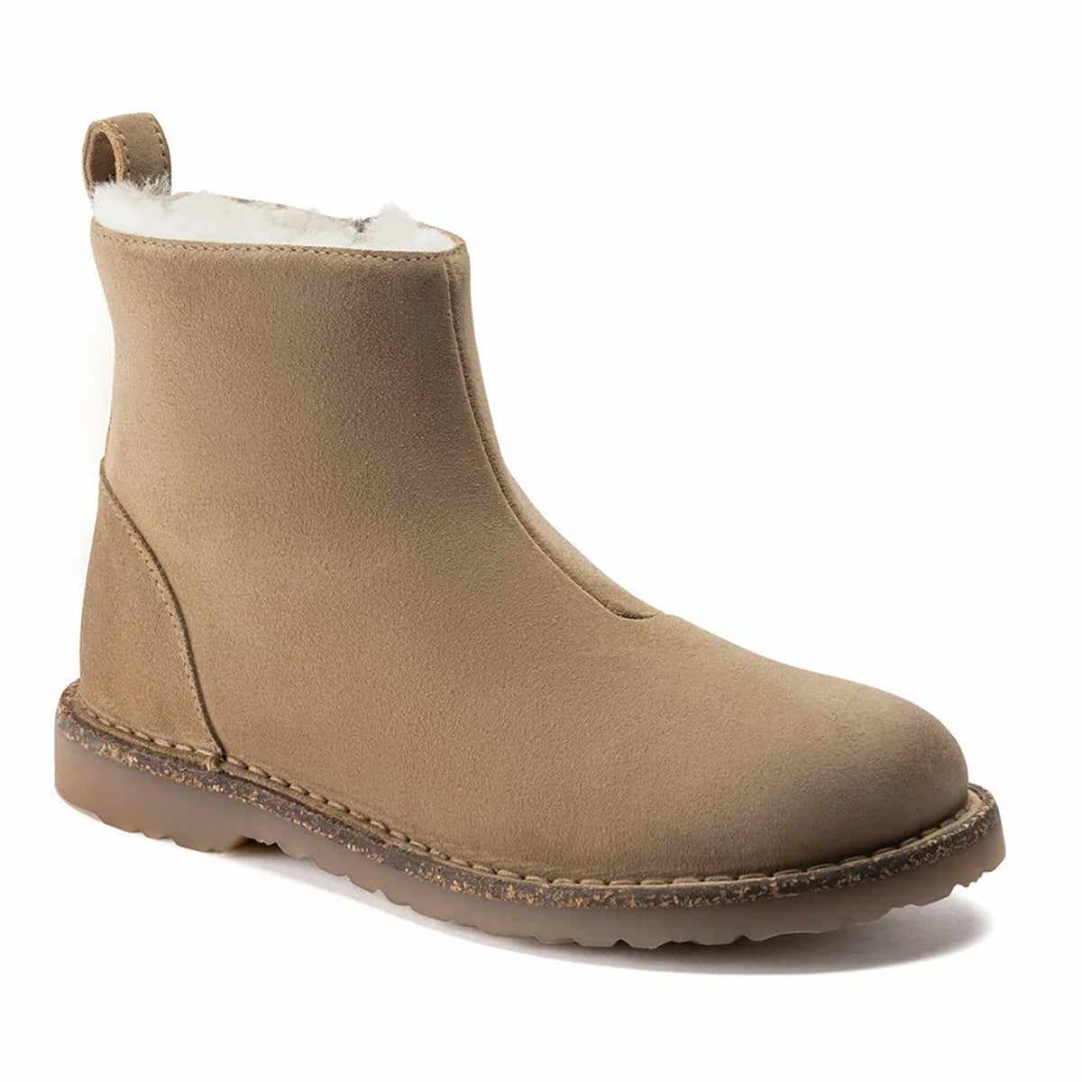Birkenstock Women's Melrose Shearling Suede Leather Ginger Booties