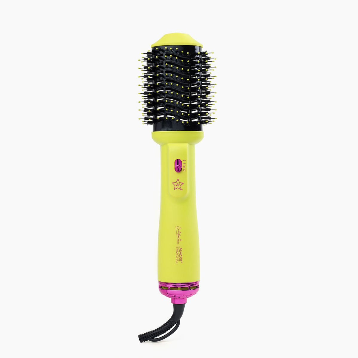 Almost Famous Blowout Brush 2inOne Volumizing Blowout Dryer - Yellow