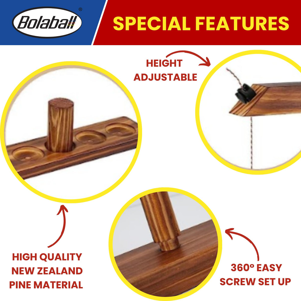 Bolaball Ring Toss Game