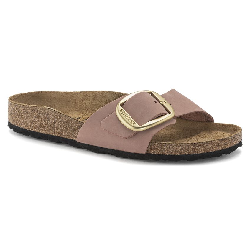 Birkenstock Madrid Big Buckle Nubuck Leather Yomo Lilac