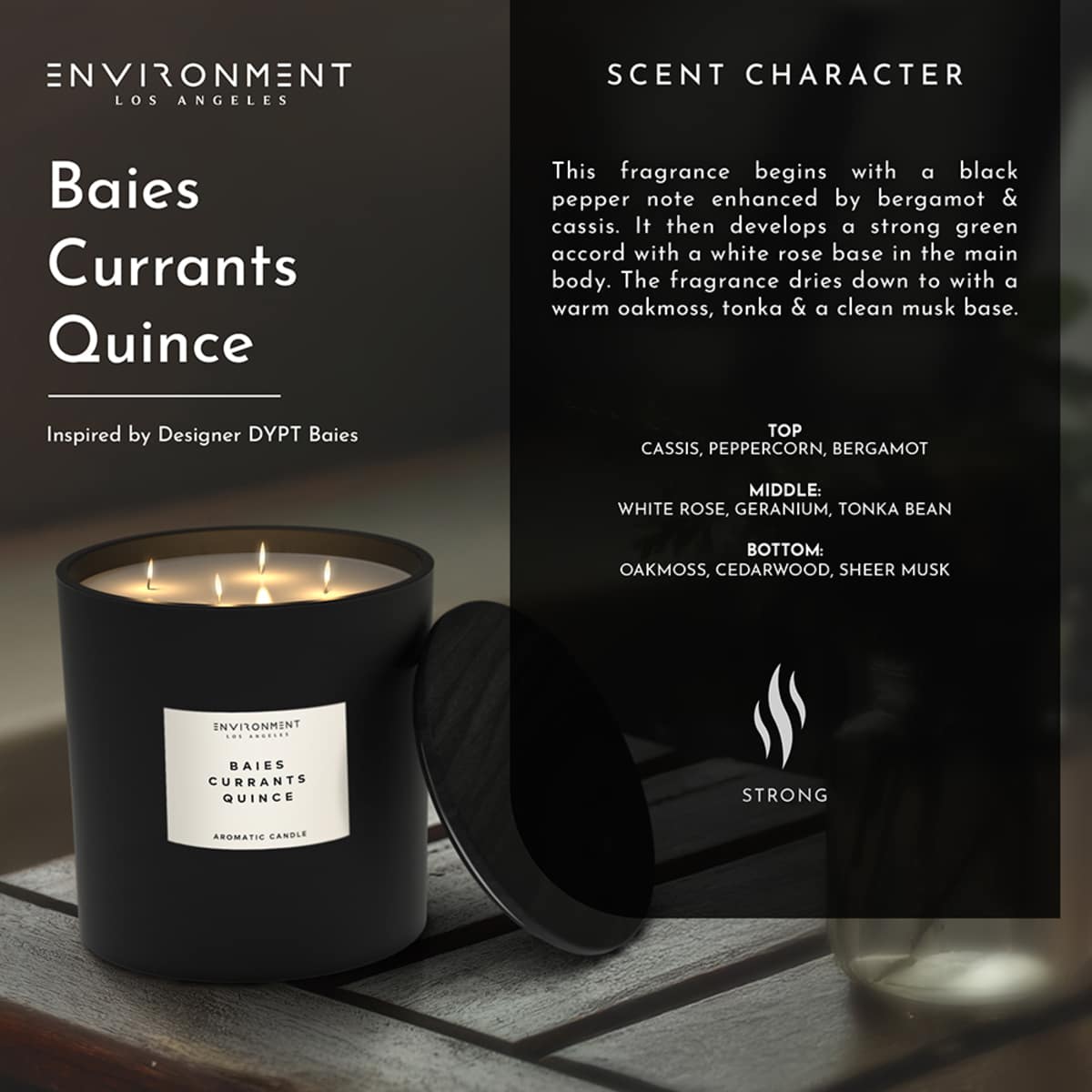 ENVIRONMENT 55oz Candle SeaWater Ozone OakMoss
