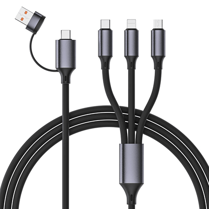 3P Experts Bold Dual 4 N 1 Charging Cable