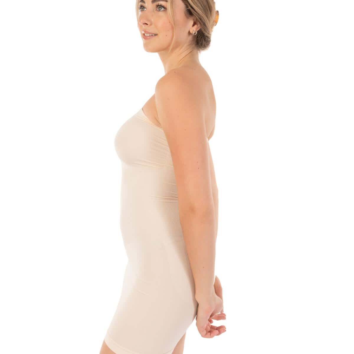 Body Beautiful Seamless Strapless Full Body Slip