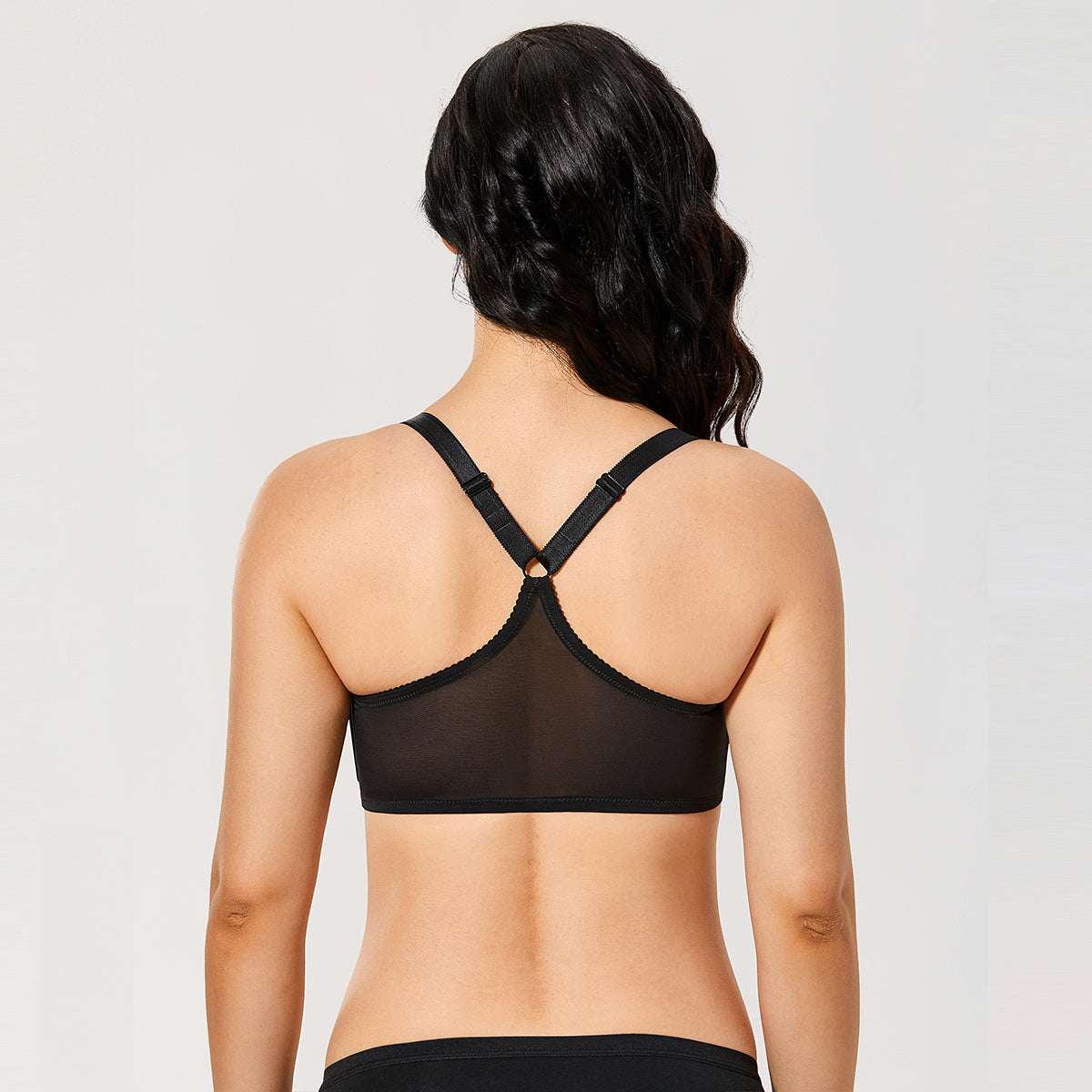 Front Closure Lace Underwire Full Coverage Bra