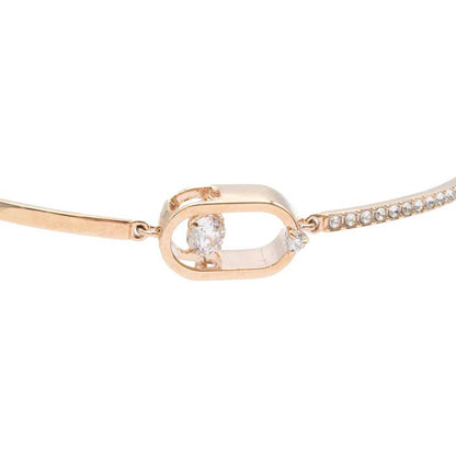 Swarovski Sparkling Dance Rose Gold Bangle Bracelet