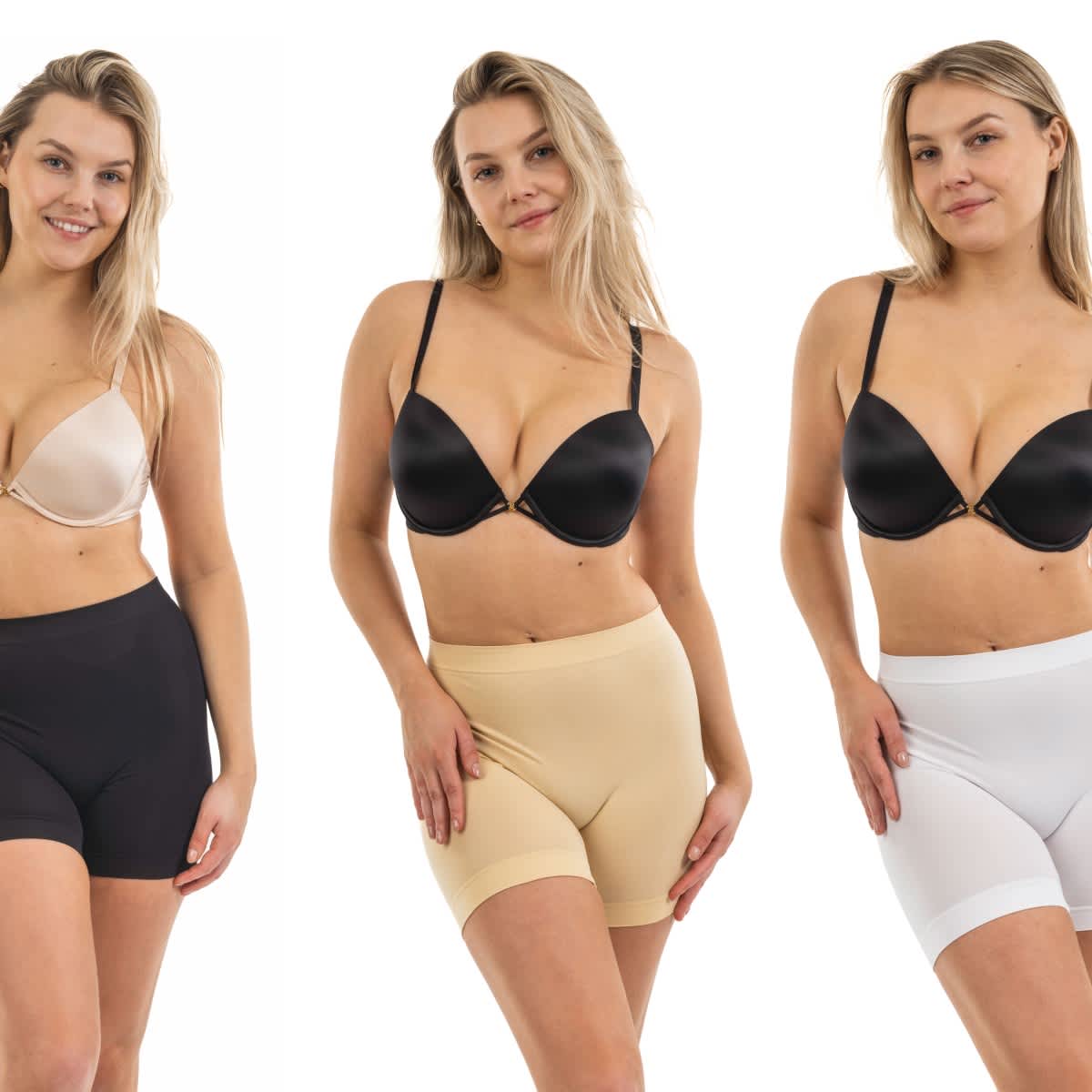 Body Beautiful Seamless Slip Short 3 Pack