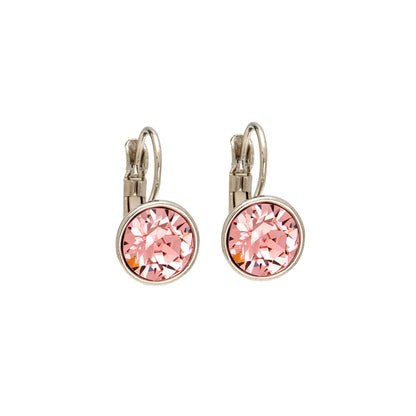 Classic Leverback Earrings with Sparkling Swarovski Crystals by callura