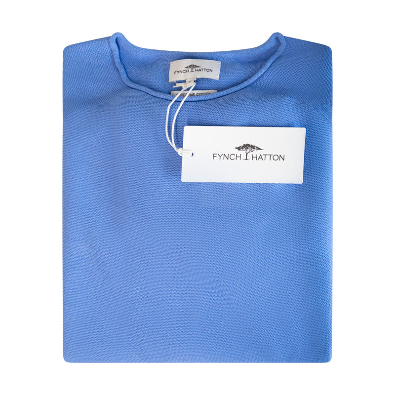 Fynch Hatton Women's Knitted Jumper Sky Blue