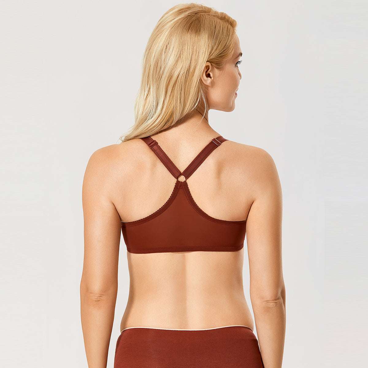 Front Closure Lace Underwire Full Coverage Bra