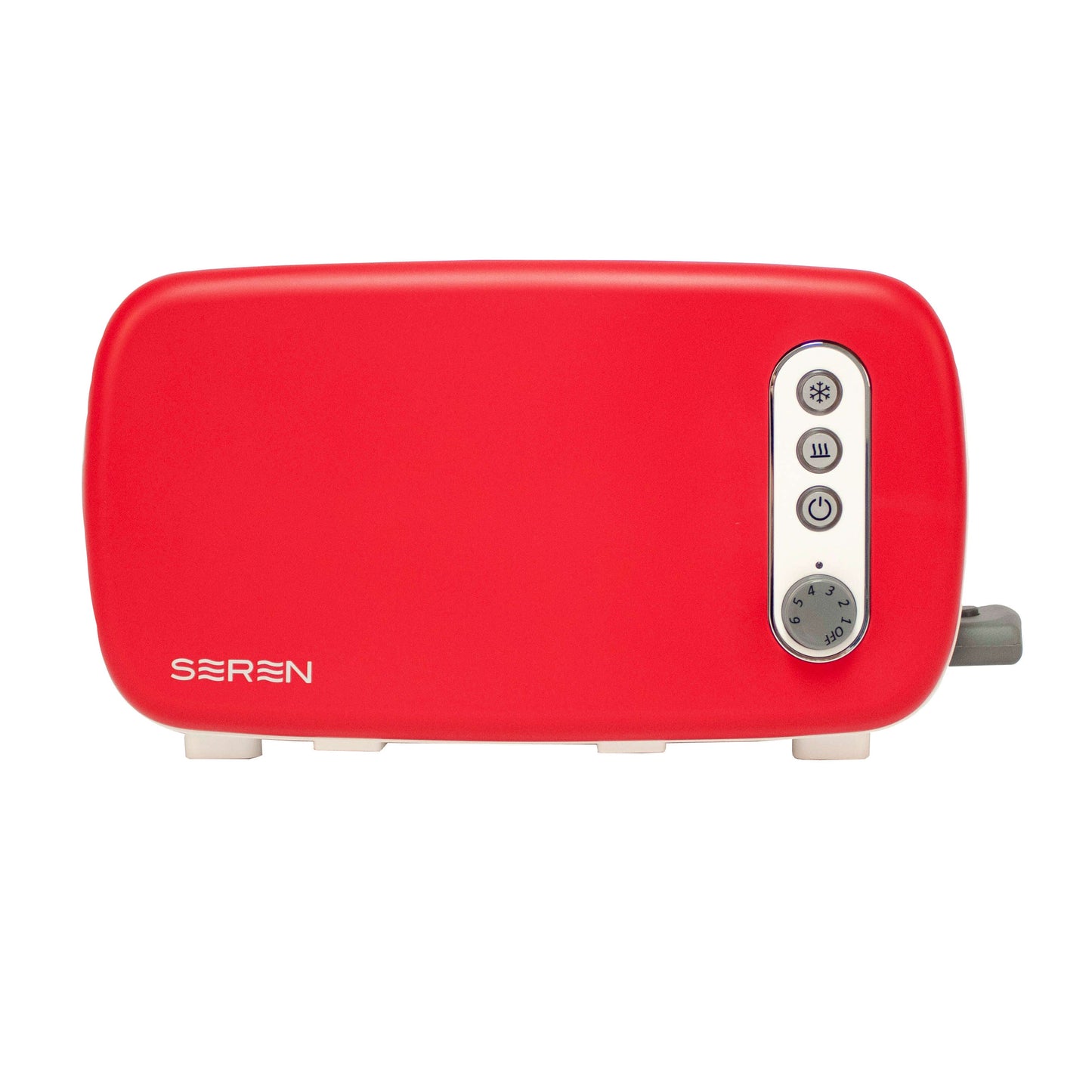 BergHOFF Seren 2Pc Side Loading Toaster with Red Panel