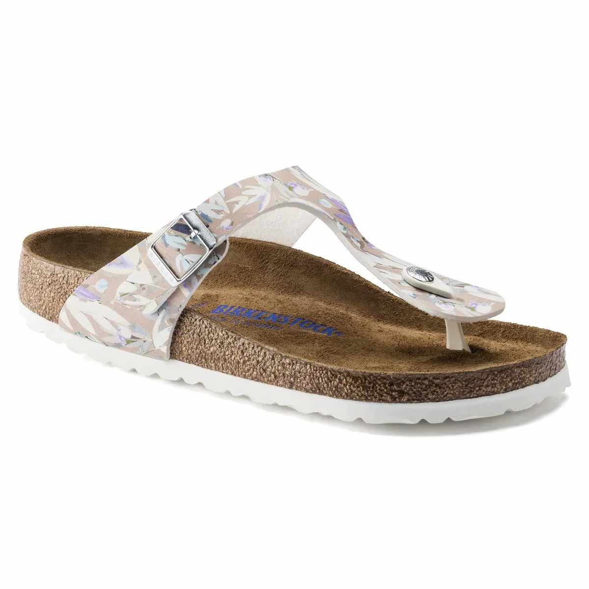 Birkenstock Gizeh Soft Footbed Birko-Flor Floral Fades Crystal Rose