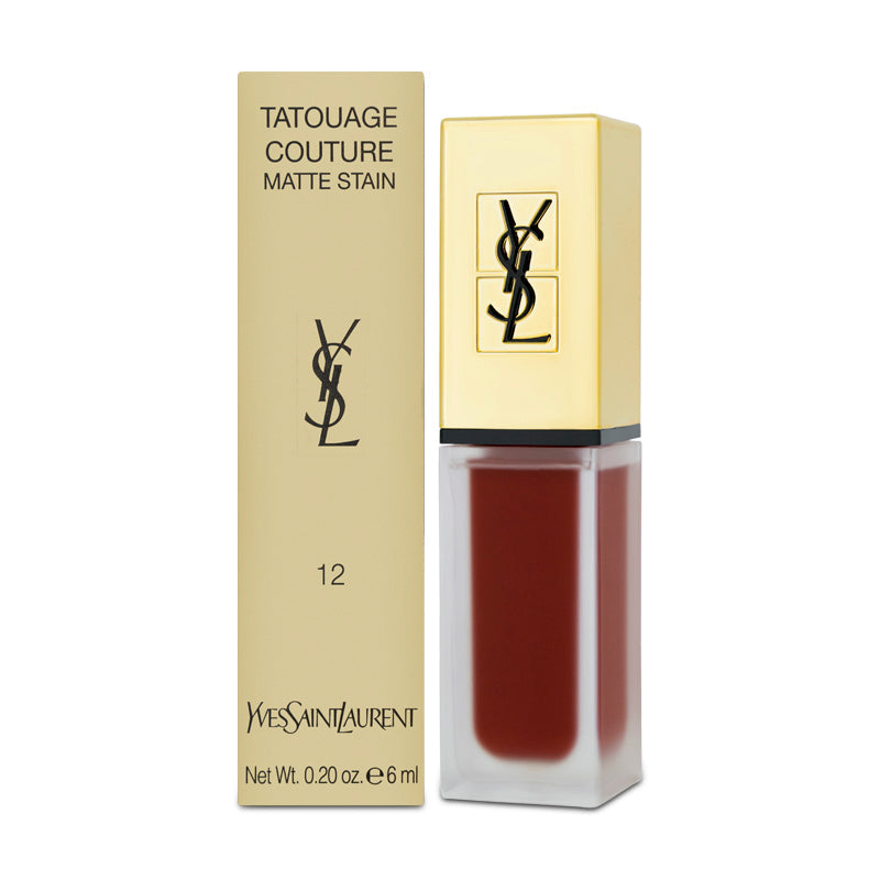 YSL Tatouage Couture Matte Lip Stain 12 Red Tribe
