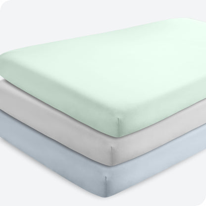 Bare Home Fitted Crib Microfiber Sheet