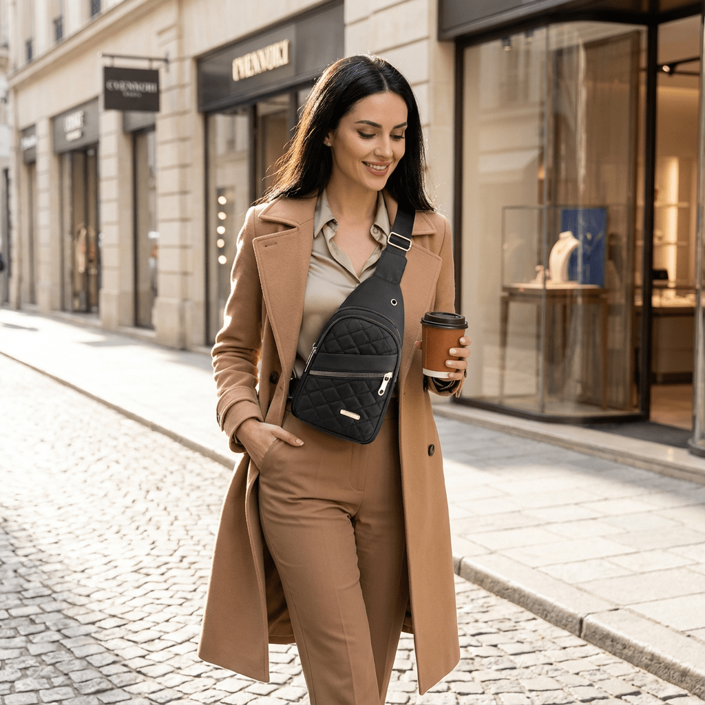 Clarissa Quilted Sling Bag