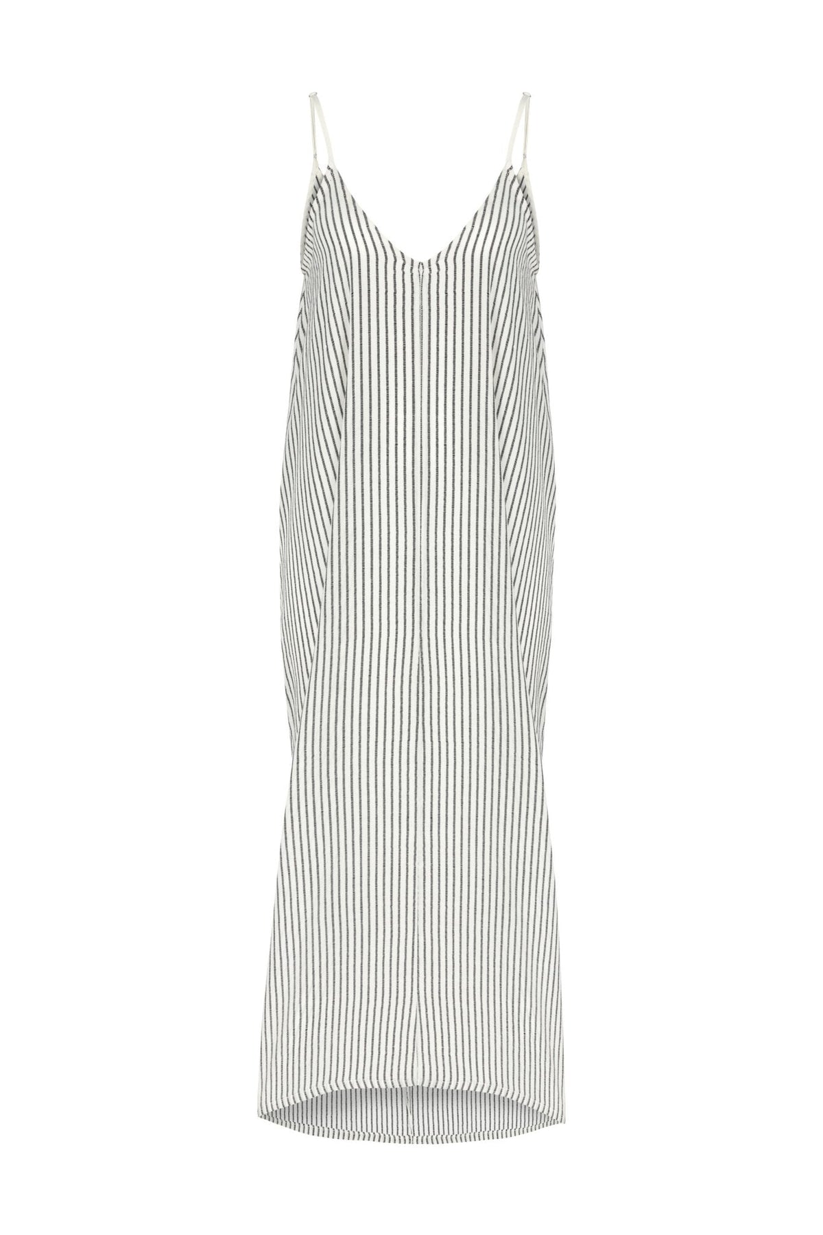 Yaz Dress (Black Stripes)