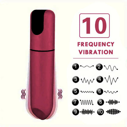 Blissed Mini Bullet Massager – Waterproof, Soft Silicone, Discreet Vibrator