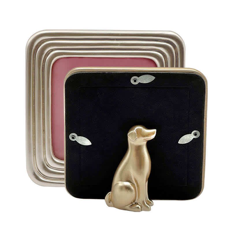 Dog Easel Stand Picture Frame