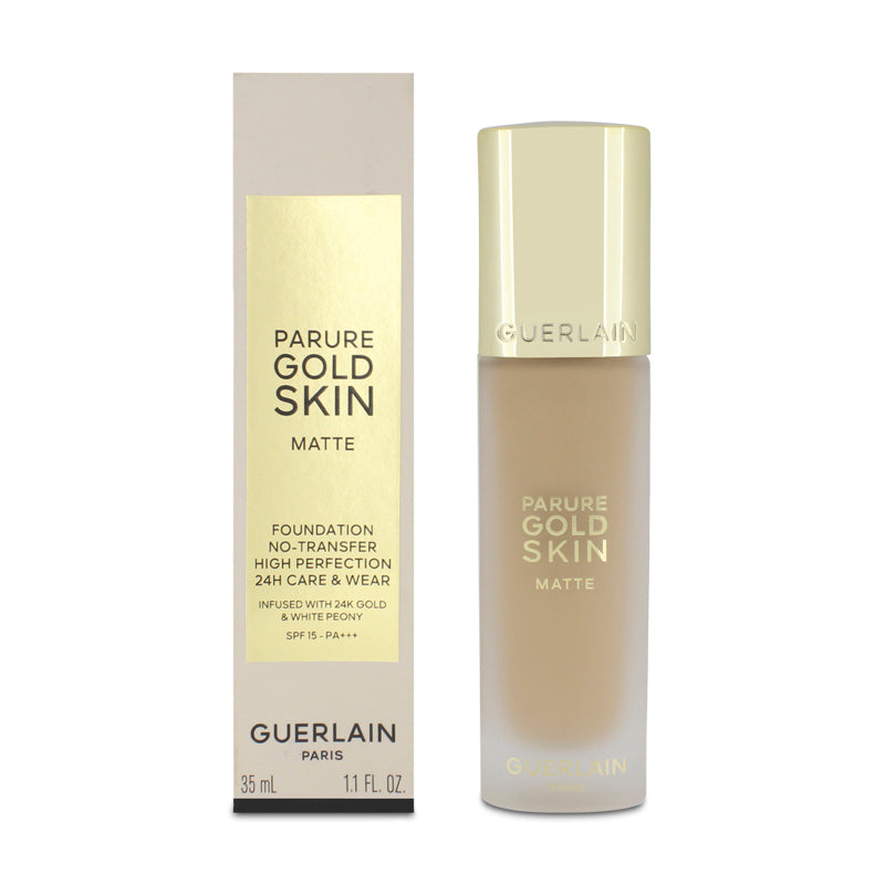 Guerlain Parure Gold Skin Matte Foundation 1W Warm Dore (Blemished Box)