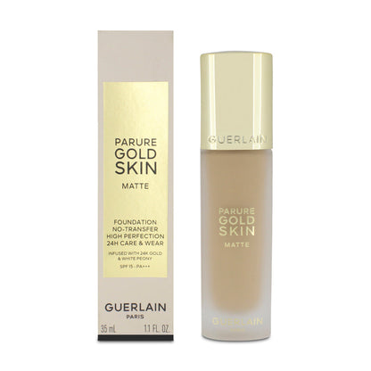 Guerlain Parure Gold Skin Matte Foundation 1W Warm Dore (Blemished Box)