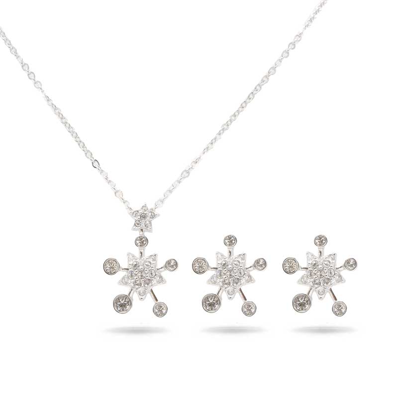 Swarovski Necklace & Earring Jewellery Set Holiday