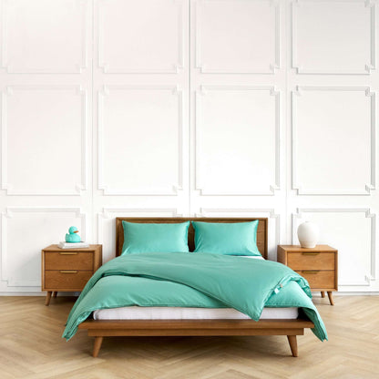 Canadian Down & Feather Company Turquoise 3-Piece Duvet Cover Set