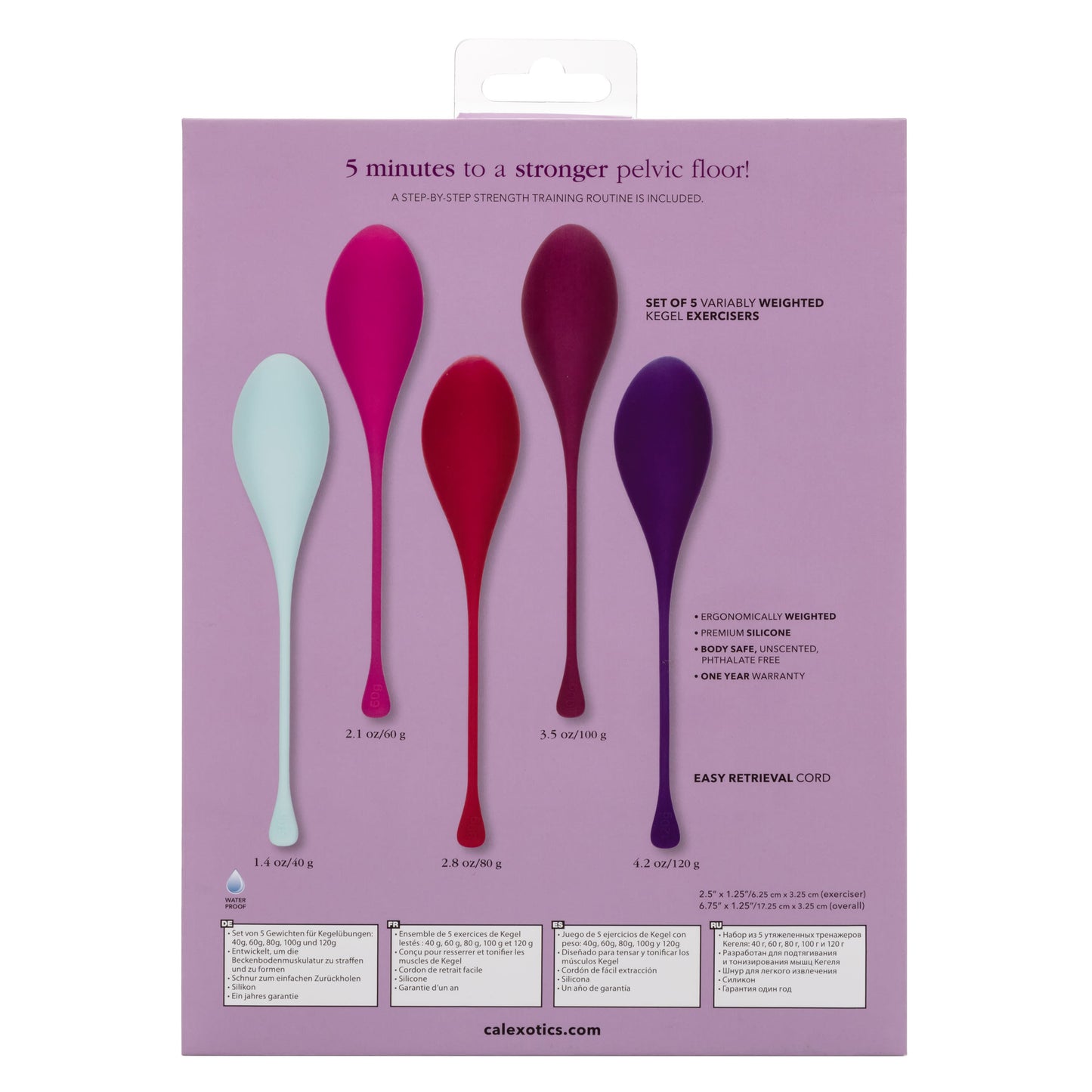 CalExotics Kegel Training 5-Piece Set