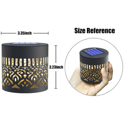 Changing Solar Garden Light with Mandala Projection