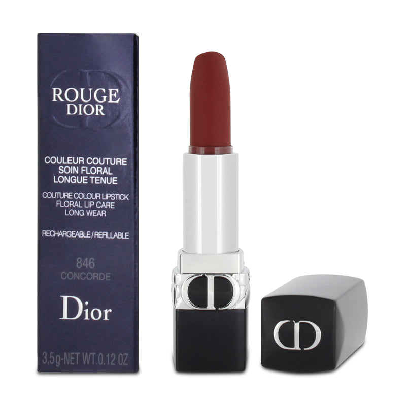 Dior Rouge Couture Colour Hydrating Lipstick 846 Concorde Red 3.5g