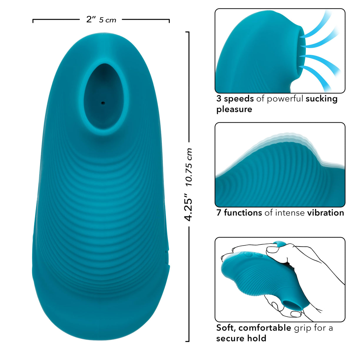 CalExotics Envy Handheld Suction Massager