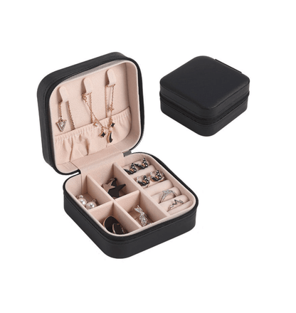 Black Jewelry Mini Travel Case