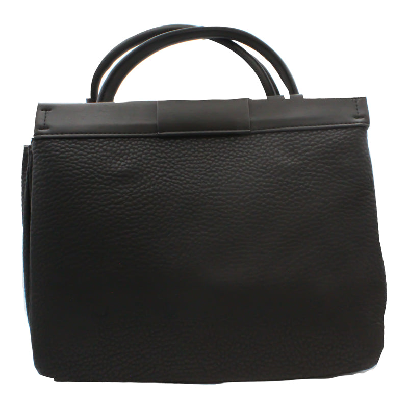 Fiorelli Handbag Flossy Black Weave Grab HandBag