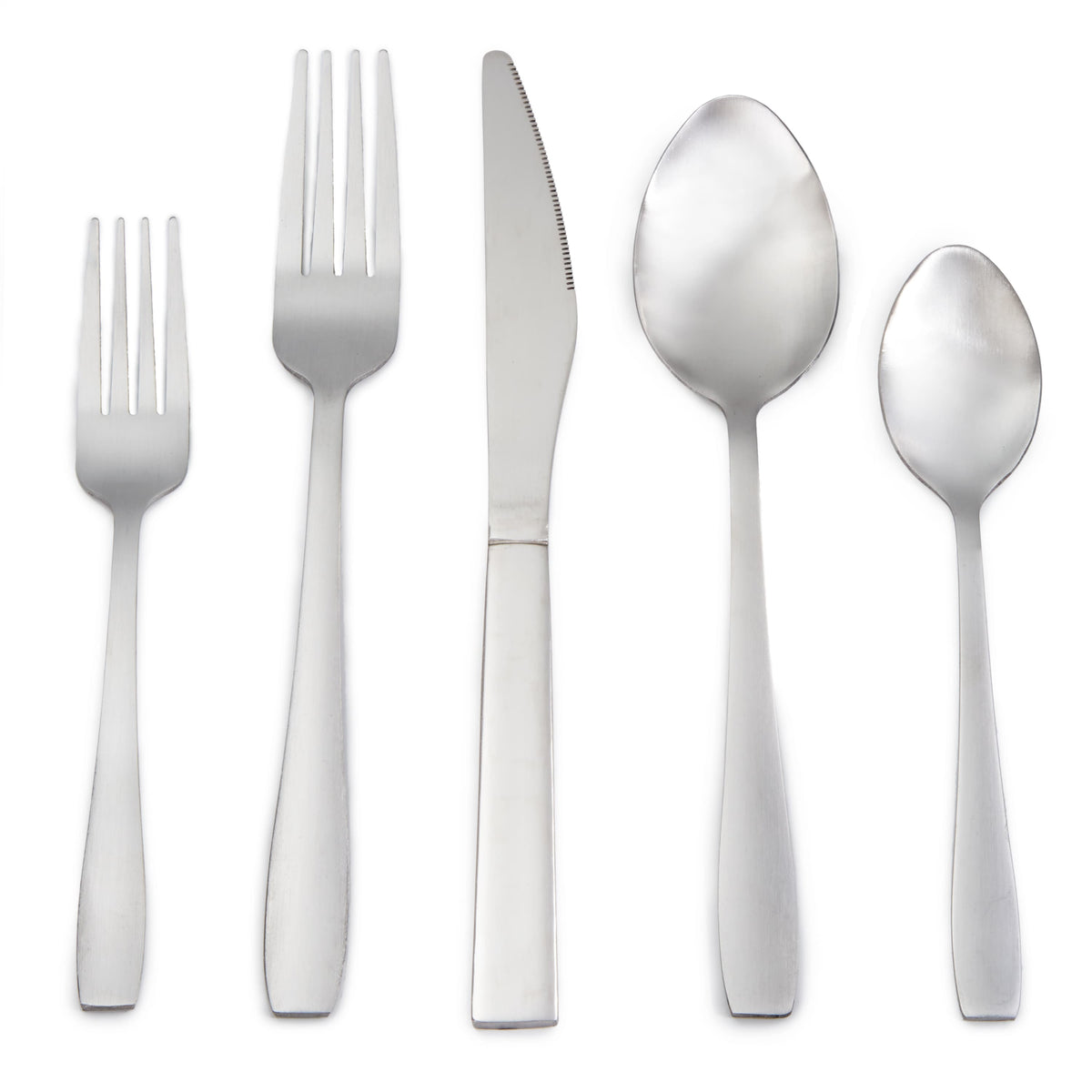 BergHOFF Essentials 20Pc 18/10 Stainless Steel Flatware Set, Matte