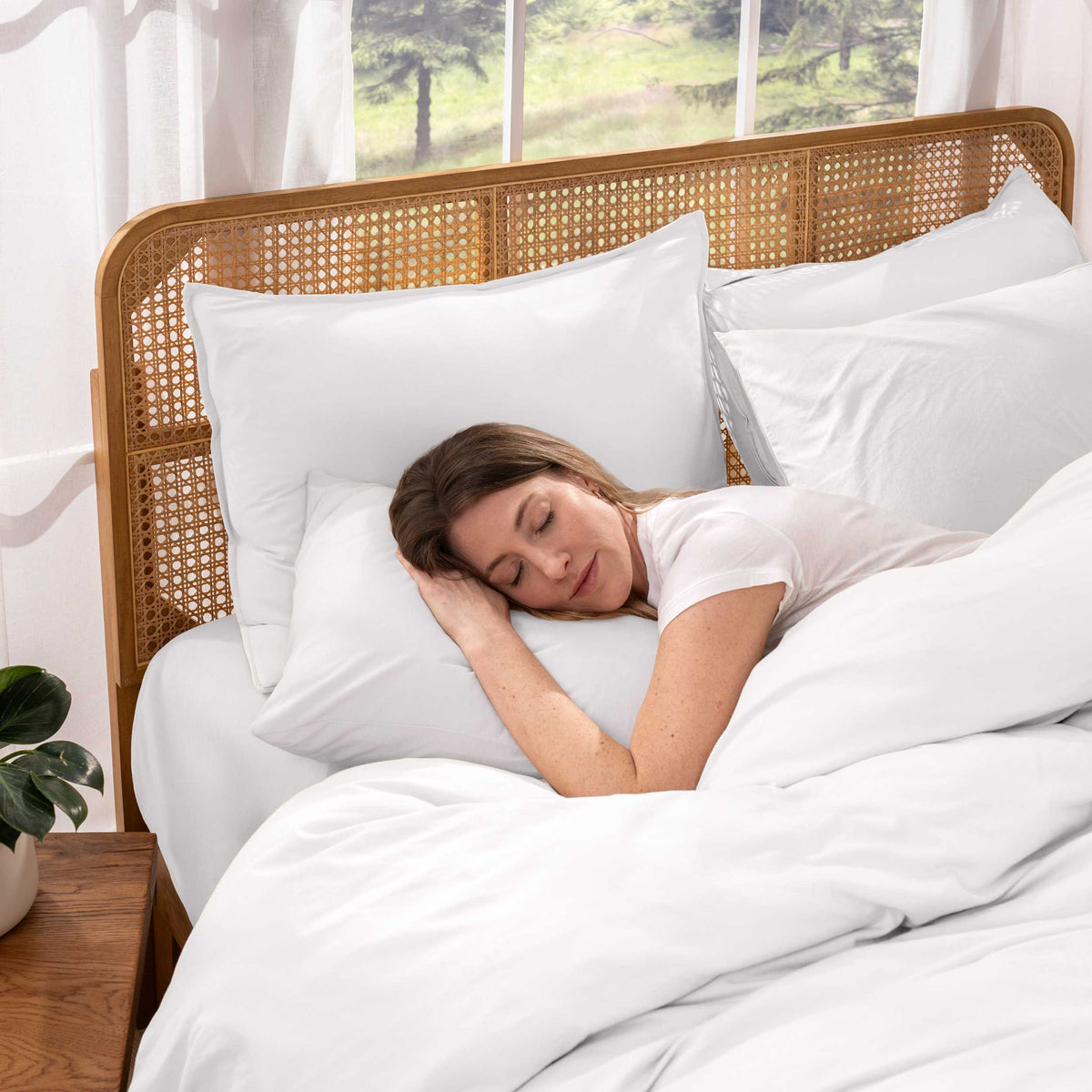 Bare Home Organic Cotton Jersey Duvet Cover Set