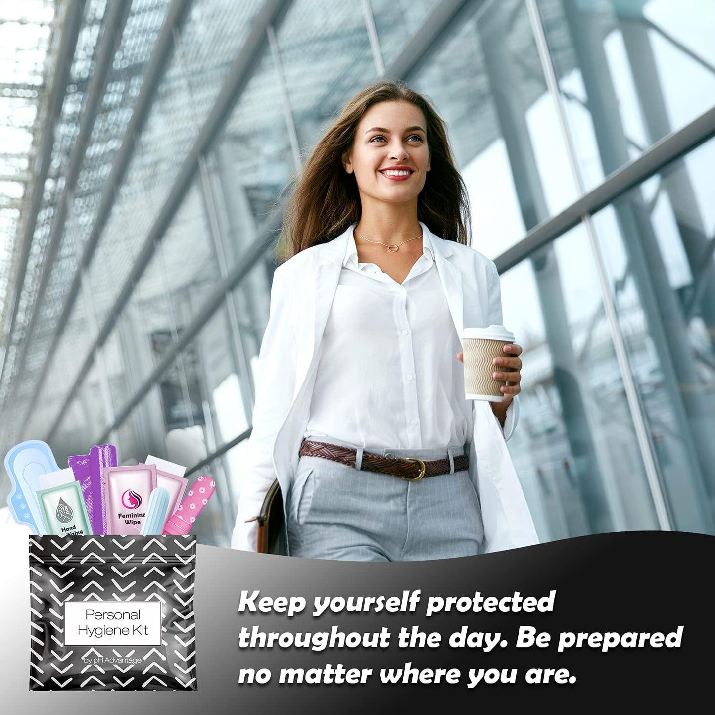 Feminine Hygiene Kits Pack of 50 (Black Treads)