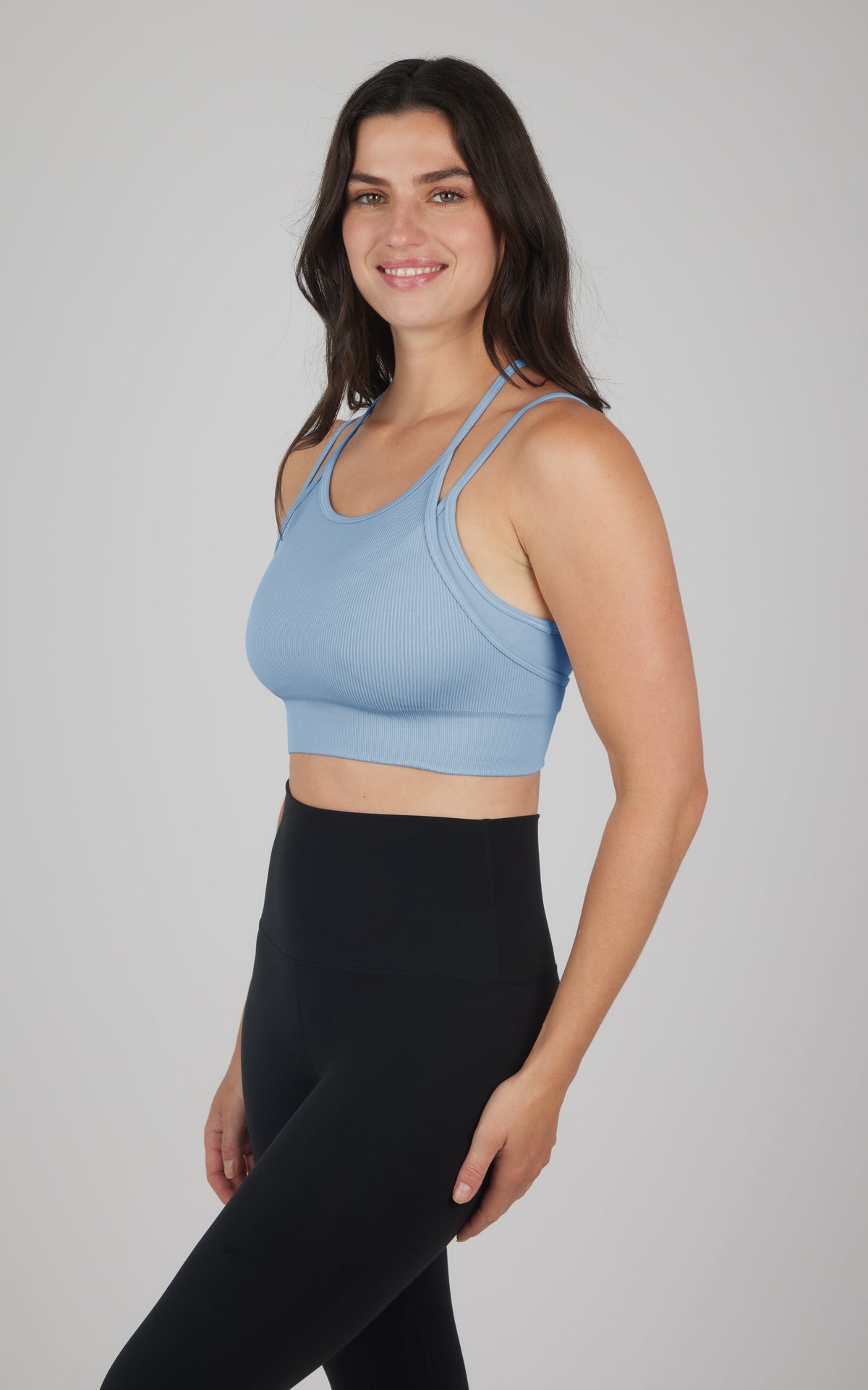 90 Degree by Reflex Ribbed Seamless Double Layer Bra