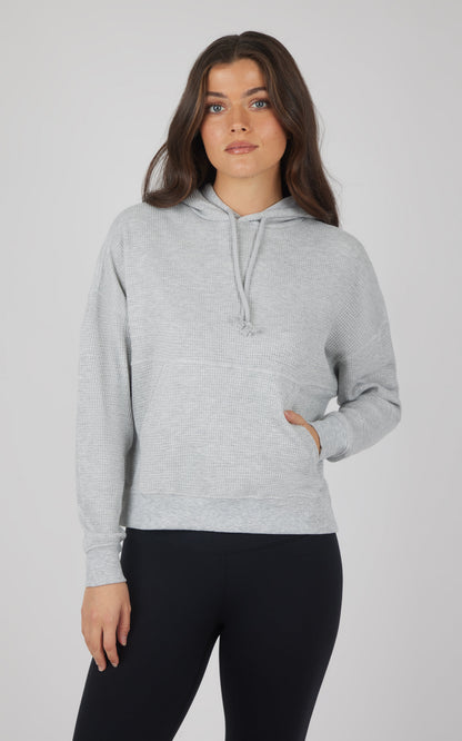 90 Degree by Reflex Brushed Inside Waffle Offline Pullover Hoodie